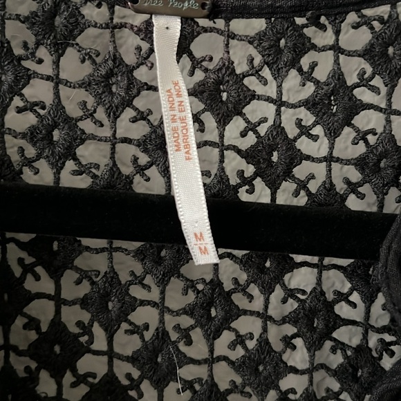 Free People The Best Button Down Boho Top M - Picture 3 of 4